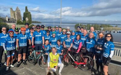 Wheelers lap the Lough for RNLI